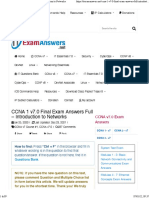 CCNA 1 v7.0 Final Exam Answers Full - Introduction To Networks