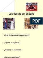 Las Fiestas en Espana