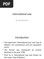 Definitions. International Law