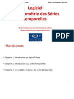 Logiciel D'économétrie Des Séries Temporelles: Institut Des Hautes Etudes À Tunis Année Universitaire 2020-2021