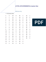 Gate 2011 Ce (Civil Engineering) Answer Key