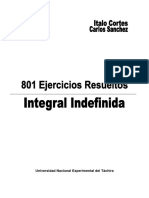 Ejercicios Resueltos de Integral Indefinida