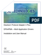 Dearborn Protocol Adapter 4 Plus Dpa4Pma - Multi-Application Drivers Installation and User Manual