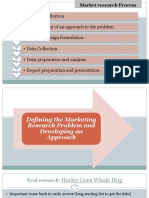 Defining The Market Research Problem & Developing An Approach