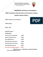 1.er Avance Del Proyecto de Investigacion (Primer Parcial)