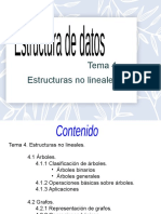 Tema 4 Estructuras No Lineales