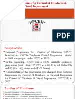 National Programme For Control of Blindness & Visual Impairment