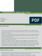 Development of "Sports City" Zones.: Presented by Deeptanshu Sharma M.Arch Sem-4 1988520006