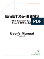 Emetxe-I89M3: User'S Manual