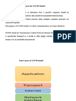 What Is The TCP/IP Model? TCP/IP Model Helps You To Determine How A Specific Computer Should Be