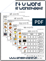 Families Worksheets: Short U Word