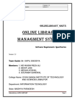 Online Library Managment System: Onlinelibrary - Ggits