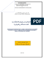 Assistance Technique Par La Mise A Disposition D'Un Comite D'Experts Pour La Surelevation Du Barrage Mohamed V Dans La Province de Taourirt