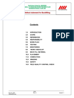 Method Statement For Backfilling