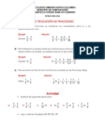 Multiplicación de Fracciones 5°