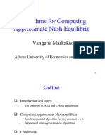 Algorithms For Computing Approximate Nash Equilibria: Vangelis Markakis