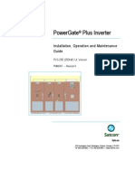 Satcon - PowerGate Plus - PVS 250 Inverter Manual - PM00457R0man (250kW UL - Nov 08)