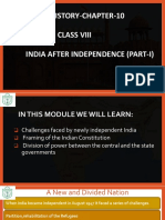 Class 8 PPT1 India After Independence