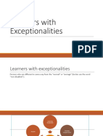 Learners With Exceptionalities