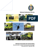 National Ambulance Service: Document Author: Infection Prevention & Control Manager Date Approved 29 September 2021