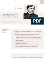 Jose Rizal Life, Works and Writing (Beginning of Exile in Dapitan Wins in Manila Lottery Rizal-Pastells Debate On Religion)