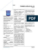 R07KJ40 Thinner Acrilico No. 40