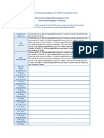 Como Fazer Árvore Genealógica em Tabela Padrão CIL