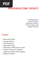 Dr. Shilpi Banerjee (Photo Electric Effect)