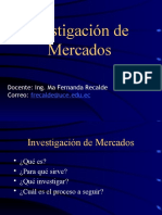 Investigación de Mercados Completo