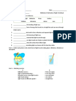 Refraction Worksheet