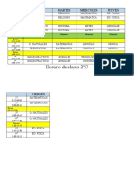 Horario 2°c