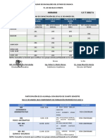 Horario Semana de Capacitacion 2022 A