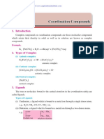 CBSE Class 12 Chem Notes Question Bank Coordination Compound PDF