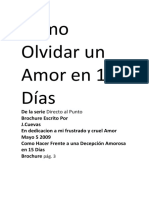 Como Olvidar Un Amor en 15 Días