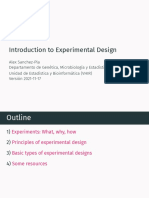 An Introduction To Experimental Design