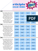 Irregular Verbs Bingo 1