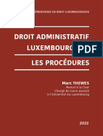 M. Thewes - Droit Administratif Luxembourgeois - Les Procédures (2022)