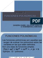 Unidad 3 FUNCIONES POLINOMICAS