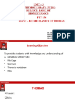 Unit - 3 B. Physiotherapy (Pt201) Subject: Basic of Biomechanics