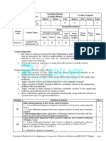 Mathematics II Syllabus 