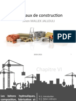 Chapitre VI - PARTIE 2 LES BETONS HYDRAULIQUES