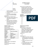 Listening and Speaking 2 Q: Skills For Success Unit 1 Student Book Answer Key