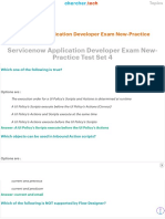 Servicenow Application Developer Exam New-Practice Test Set 4