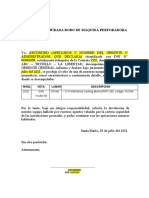 Declaracion Jurada Perdida de Perforadora