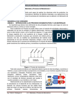 Materiales y Proceso de Manufactura - Unidad 1