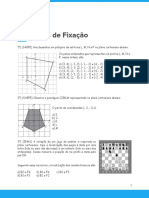 Exercícios Sobre Estudo Dos Pontos - Geometria Analítica