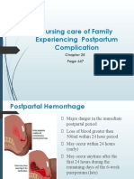 Day 10-11 - NCM 109 Lec - High Risk Post Partum