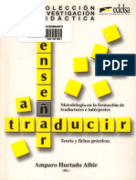 Enseñar A Traducir Metodología en La Formación de Traductores e Interpretes by Amparo Hurtado Albir (Dir.)