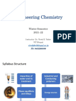 Engineering Chemistry: Winter Semester 2021-22