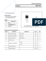 Silicon NPN Power Transistors: Inchange Semiconductor Product Specification